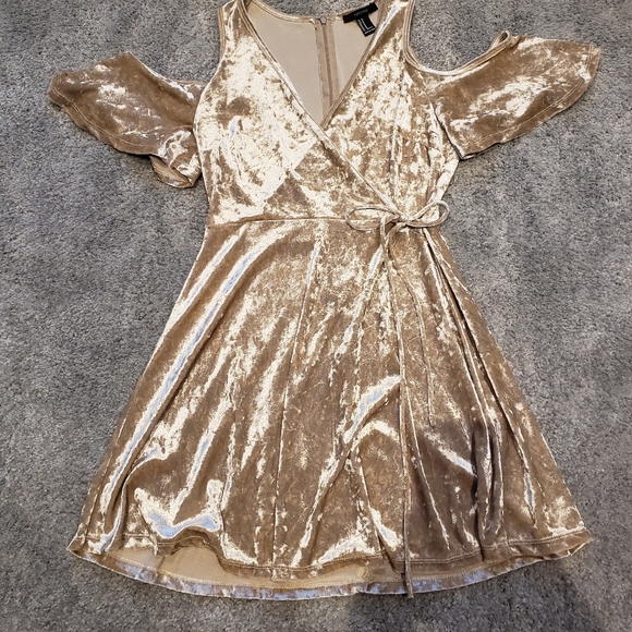 F21 velour dress - Picture 1 of 5